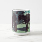 Mug Magique Cheval et Cowboy neige hivernale (Centre)