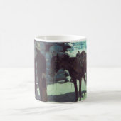 Mug Magique Cheval et Cowboy neige hivernale (Centre)