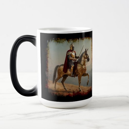 Mug Magique Chevalier médiéval en Espagne (Gauche)