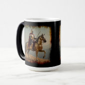 Mug Magique Chevalier médiéval en Espagne (Devant gauche)