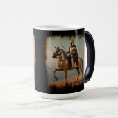 Mug Magique Chevalier médiéval en Espagne (Devant droit)