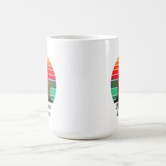 Mug Magique Cheveux Bigfoot Ne vous souciez pas Sasquatch Funn (Centre)