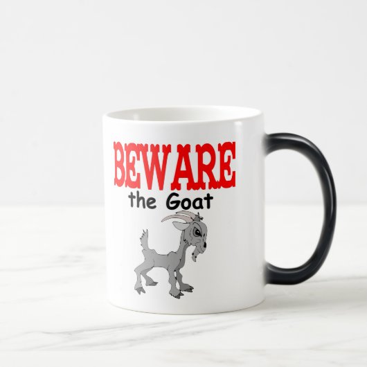 Mug Magique Chèvre Animaux de ferme Attention Chèvre pour les  (Droite)