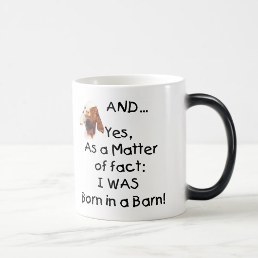 Mug Magique Chèvre, chèvre et boisson (Droite)