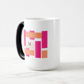 Mug Magique Chic Monogramme Feminine StriMotif (Devant gauche)