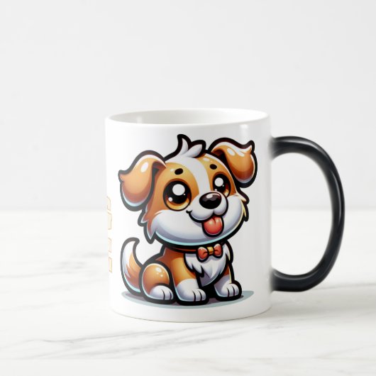 Mug Magique chien, chiot amour (Droite)