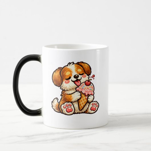 Mug Magique Chien de glace cool (Gauche)