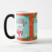 Mug Magique Chien de Noël (Gauche)