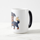 Mug Magique Chien mignon (Devant droit)