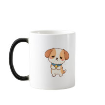 Chien Mignon Triste Kawaii Dessin Animé Minimalist
