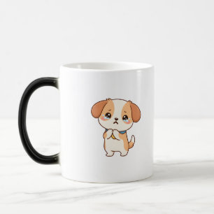 Mug Magique Chien qui pleure Personnage de dessin animé mignon