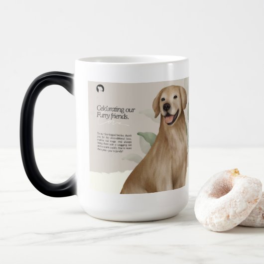 Mug Magique chiens (Avec donut)
