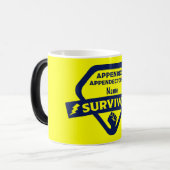 Mug Magique Chirurgie d'enlèvement de l'appendice amusant Appe (Devant gauche)