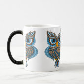 Mug Magique Chouette bleue (Gauche)