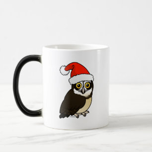 Mug Magique Chouette tachetée père Noël