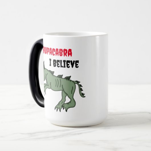 Mug Magique Chupacabra | Je crois (Devant gauche)