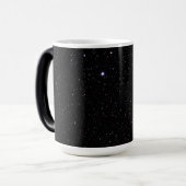 Mug Magique Ciel nocturne avec étoiles (Devant gauche)