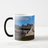 Mug Magique ciel nuageux profondément bleu national de scène (Gauche)