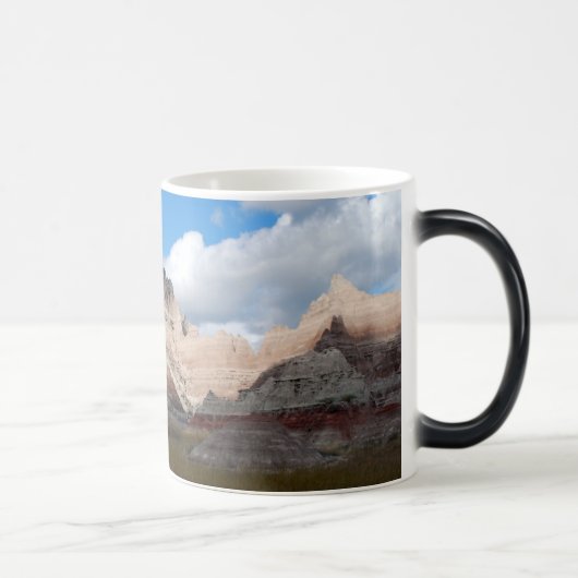 Mug Magique ciel nuageux profondément bleu national de scène (Droite)