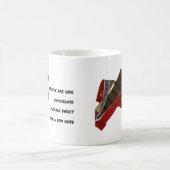 Mug Magique Citation au chocolat drôle (Centre)