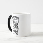 Mug Magique Citation de café (Devant gauche)