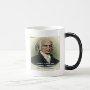 Mug Magique Citation de James Madison "Philosophie/Common Sens