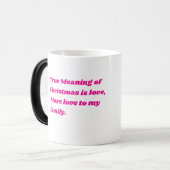 Mug Magique Citation de Noël inspirante (Devant gauche)