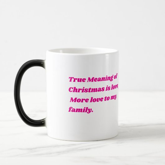 Mug Magique Citation de Noël inspirante (Gauche)