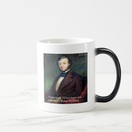 Mug Magique Citation de Robert Browning sur la maternité (Droite)