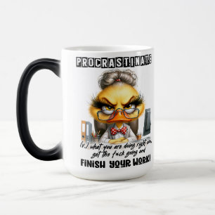 Mug Magique Citation drôle/sarcastique sur la vie de bureau