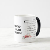 Mug Magique Citation Ecclesiastes (Devant droit)