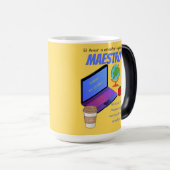 Mug Magique Citation maestro pour enseignant (Devant droit)