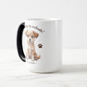Mug Magique Citation mignonne de chiot (15 oz) (Devant gauche)