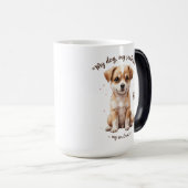 Mug Magique Citation mignonne de chiot (15 oz) (Devant droit)
