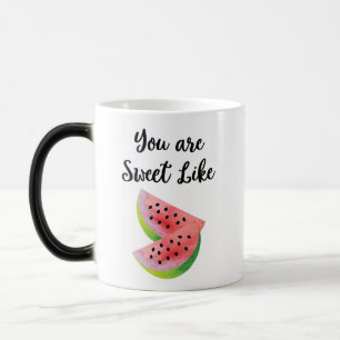 Mug Magique Citation Pastèque Fruit  Café Thé
