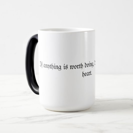 Mug Magique citations motivationnelles (Devant gauche)