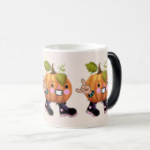 Mug Magique citrouille (Devant droit)