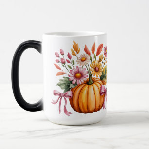 Mug Magique Citrouille Halloween T-Shirt - Mignonne automne
