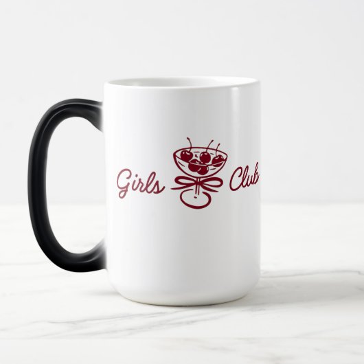Mug Magique Club de filles (Gauche)