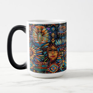 Mug Magique Cobalt enchantée "Tapisserie pré-colombienne" Ther
