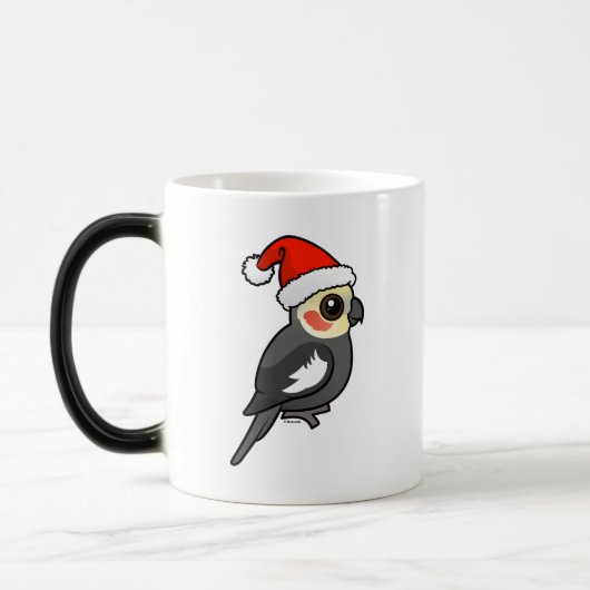 Mug Magique Cockatiel Père Noël (Gauche)