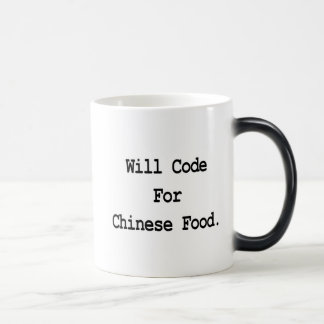 Mug Magique code pour les aliments chinois