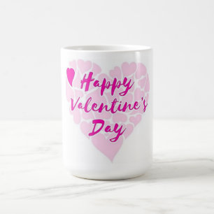 MUG MAGIQUE COEUR "HEUREUSE SAINTE-VALENTIN"