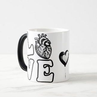 Mug Magique Cœur humain anatomique LOVE