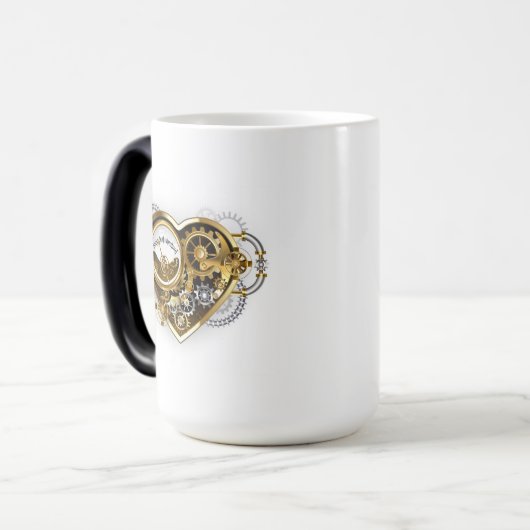 Mug Magique Coeur vapeur avec un manomètre (Devant gauche)
