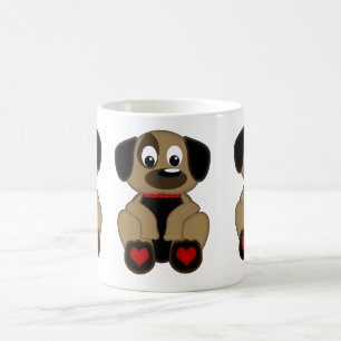 Mug Magique Coeurs de chienchien