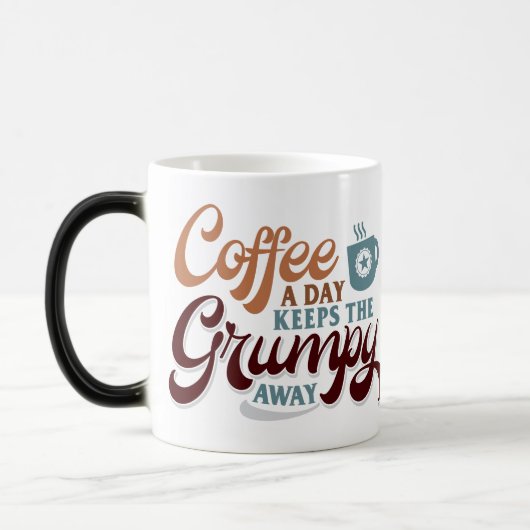 Mug Magique Coffee a Day for Coffee Lover Gift  (Gauche)