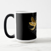 Mug Magique Colibri noir et or (Gauche)