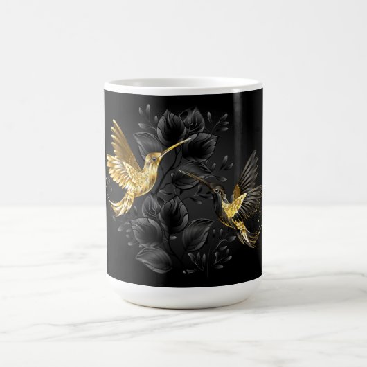 Mug Magique Colibri noir et or (Centre)