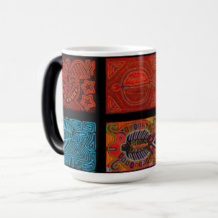 Mug Magique Collage de Kuna Indian Mola